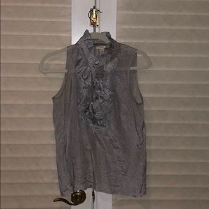J.crew ruffled blouse